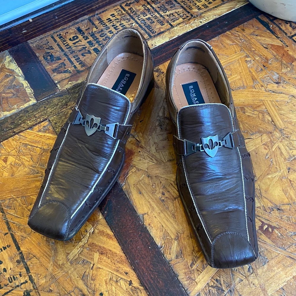 Bonafini brown loafers